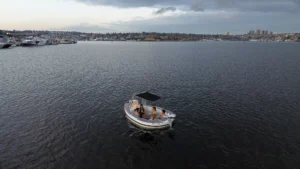 Lux Hot Tub Boats Cruising Lake Union