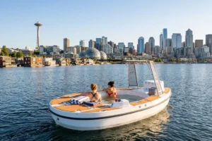 Start Seattle Summer on the Water With a Hot Tub Boat